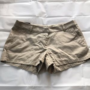 J Crew Tan Chino Shorts